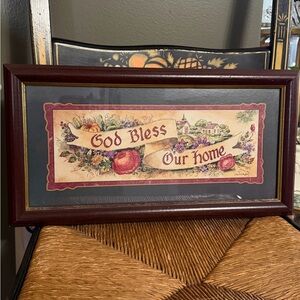 Vintage Home Interiors God Bless Our Home